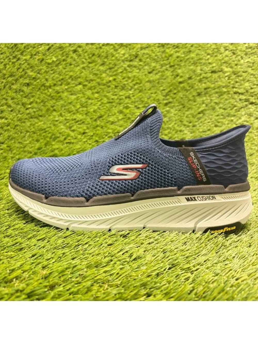 Skechers Max Cushioning Premier 2.0 Mens Size 8.5 Blue Athletic Shoes Sneakers